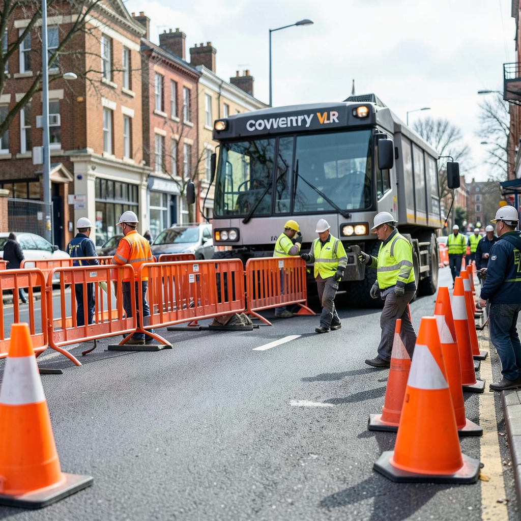 Temporary Closure as Coventry VLR Works Begin: Three-Month Road Disruption Expected